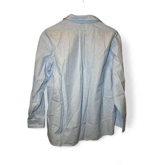 Brooks Brothers Shirt Mens 17 1/2 34‎ Blue Regular Business Office Stretch Pima - Picture 2 of 3